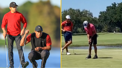 Tiger Woods' son wins Junior Golf Championship with dad as caddie