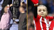 Man charged after Bradley Lowery pic displayed at football match