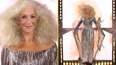 National treasure Helen Mirren walks runway of Paris Fashion Week aged 78
