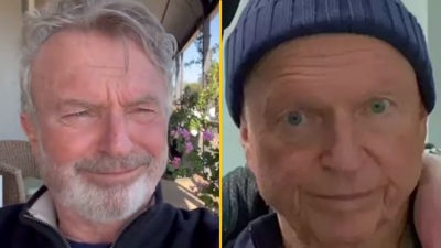Jurassic Park’s Sam Neill tearfully urges fans ‘not to worry’ after chemo stops working