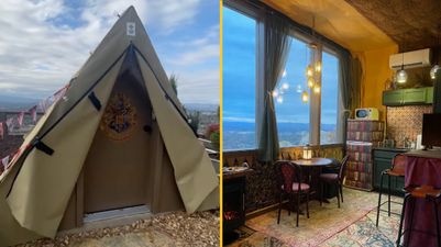 You can now stay in Harry Potter Quidditch World Cup tent on Airbnb