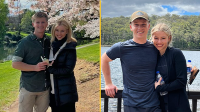 Robert Irwin and girlfriend Rorie Buckey look smitten on holiday