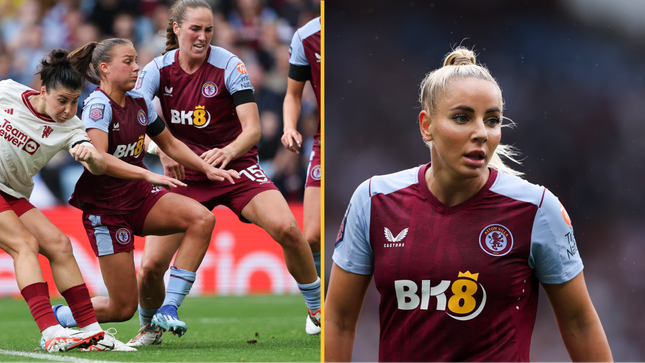 Aston Villa women's team wear 'wet-look' kit despite concerns - JOE.co.uk