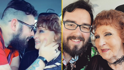 Man, 26, pays tribute to his ‘baby doll’ wife on her 80th birthday