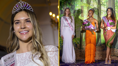 Woman wins ‘world’s first’ makeup-free beauty pageant