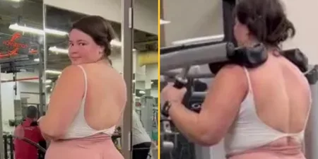 Gym-goers stunned after woman works-out with ‘no trousers’ on