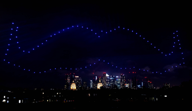 Movember flies giant moustache across the nation