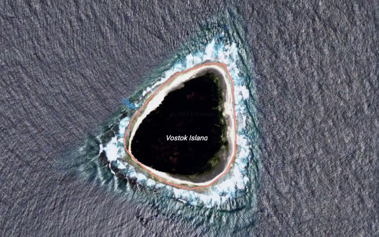 Hollow island Google Maps