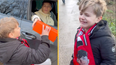 Alejandro Garnacho makes young Man United fan cry with gift