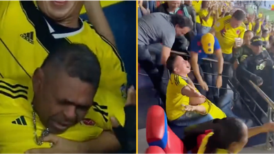 Luis Diaz’s father breaks down in tears as son scores in emotional win