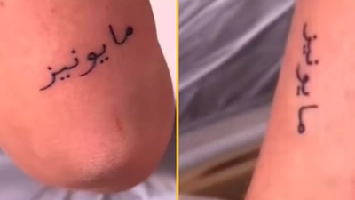 Tourist leaves people baffled after Arabic tattoo she got with strangers gets translated