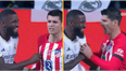 Antonio Rudiger spotted twisting Alvaro Morata’s nipple in Madrid derby clash