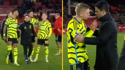 Ben White and Oleksandr Zinchenko involved in furious bust-up after Forest win