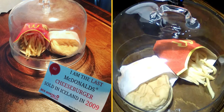 Last McDonald’s burger sold in Iceland in 2009 still hasn’t got mould on it