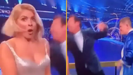 Stephen Mulhern responds after Ricky Hatton ‘knocks him out’ live on Dancing on Ice