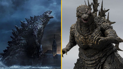 Artist works out exactly how long Godzilla’s legs are to stand in ocean and people can’t unsee it