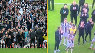 Newcastle fans have figured out who was responsible for the team photo on the Sunderland pitch