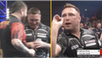 Gerwyn Price and Michael Smith swap darts mid-game