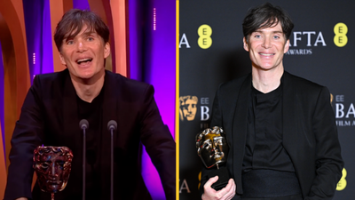 Cillian Murphy asks ‘should I sing a rebel song’ after Bafta win