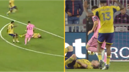 Messi’s ‘ridiculous’ chip on injured player goes viral for ultimate sh*thousery