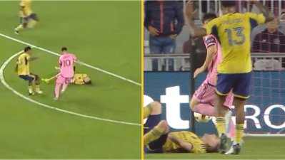 Messi’s ‘ridiculous’ chip on injured player goes viral for ultimate sh*thousery
