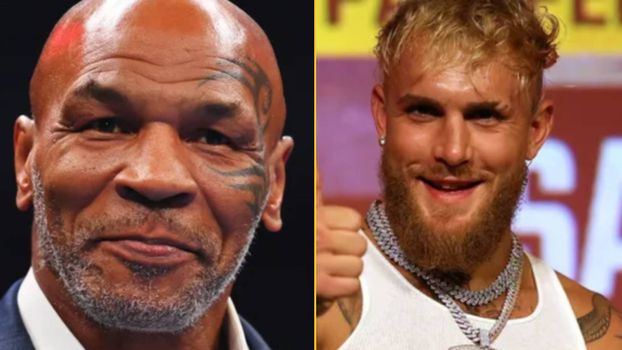 Mike Tyson and Jake Paul