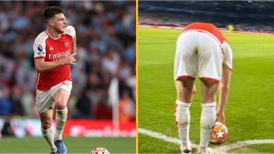 Declan Rice reveals why his shorts were stained with ‘suspicious mark’