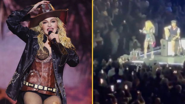 madonna asks fan in wheelchair to stand up