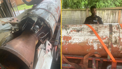 Man finds inert nuclear missile in his garage