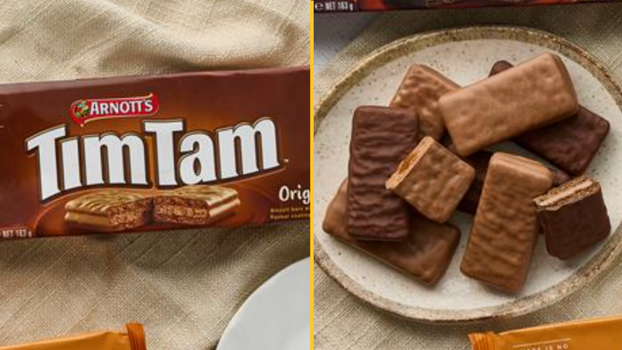 tim tams arriving in UK