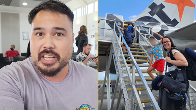 Dad’s photo of plane boarding gets entire family kicked off flight