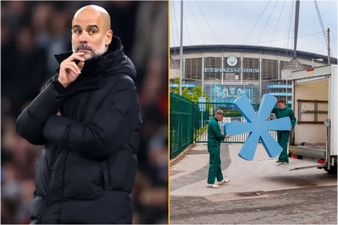 Giant asterisk delivered to Etihad following league win