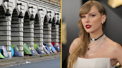 Homeless forced out of Edinburgh to make way for Taylor Swift fans