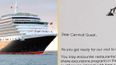 Cruise ship gives warning to all passengers before arriving in popular city