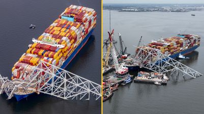 Crew that crashed ship into Baltimore bridge still trapped onboard seven weeks later