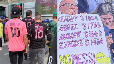 Fuming MLS fans alter Messi shirts after wasting ‘hundreds of dollars’ to watch Inter Miami