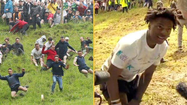 speed cheese rolling