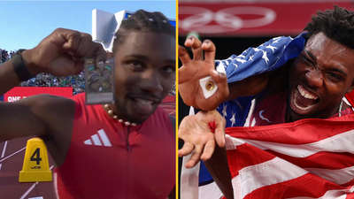 Sprinter brandishes Exodia the Forbidden One to his opponents ahead of Olympic trials