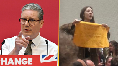 Keir Starmer has brutal response for heckler who claims manifesto is ‘same old Tory policies’