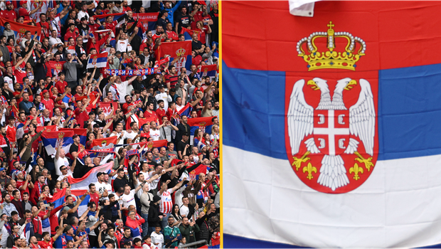 Serbia fans