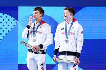 People just finding out what’s inside boxes given to Olympians when receiving their medals