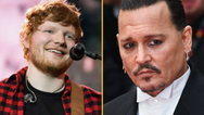 People call for Ed Sheeran to be ‘cancelled’ after he’s pictured drinking pint with Johnny Depp