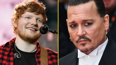 People call for Ed Sheeran to be ‘cancelled’ after he’s pictured drinking pint with Johnny Depp