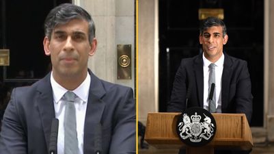 Rishi Sunak to step down as Tory leader after election misery