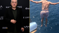 Robert De Niro celebrates his 81st birthday by leaping off yacht