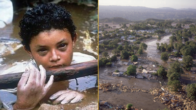 Photographer behind haunting image of girl trapped in volcanic mudflow reveals why he didn’t save her