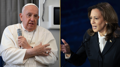 Pope compares Kamala Harris to ‘one who kills children’ in speech