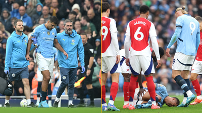 Sports physio diagnoses Rodri with worrying injury update after he’s forced off vs Arsenal