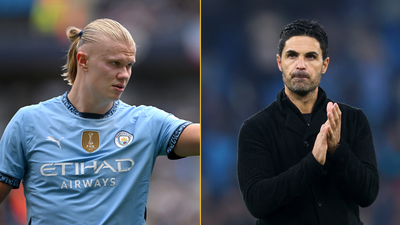 Mic picks up fiery exchange between Haaland and Arteta following heated clash