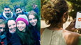 People are absolutely horrified after spotting face in background of group photo